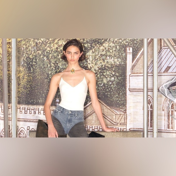 GLENN MARTENS H&M Ribbed Invisible Tank Top - Picture 10 of 10